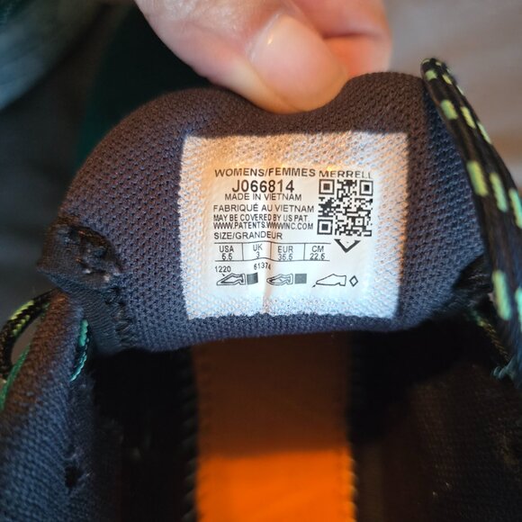 Merrell Womens J066814 Moab Teal Green Float Pro Vibram Flight Hiking Running 5. - Picture 11 of 14